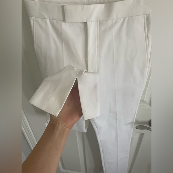 Helmut Lang White Slit Trouser - Picture 4 of 7